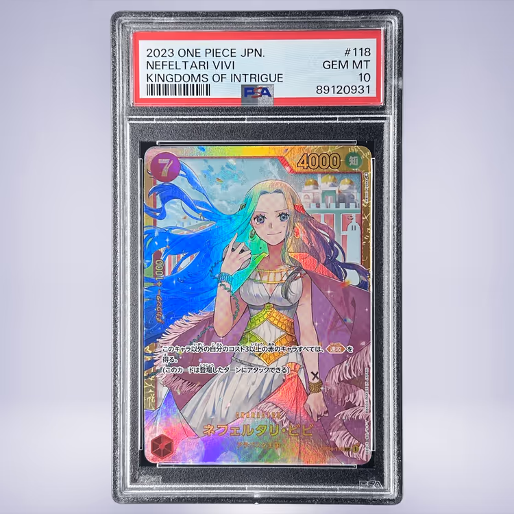 2023 ONE PIECE ネフェルタリ・ビビ #118 PSA 10