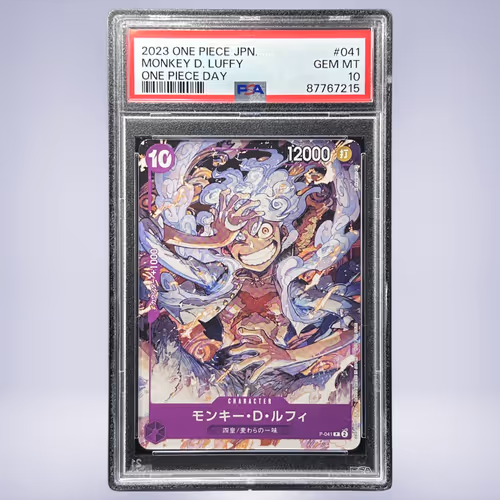2023 ONE PIECE モンキー・D・ルフィ #041 PSA 10