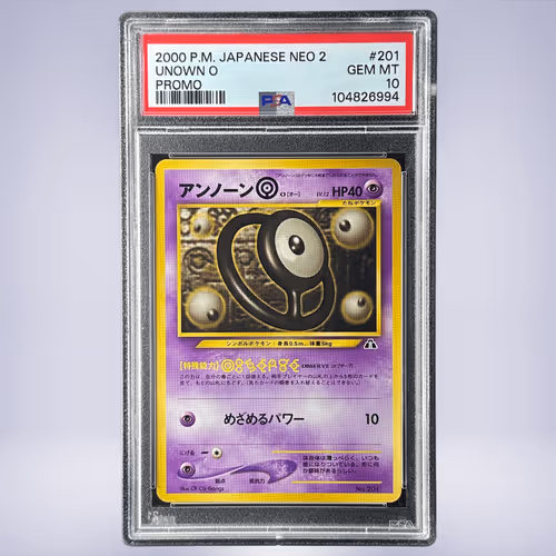 2000 Pokémon アンノーン O #201 PSA 10