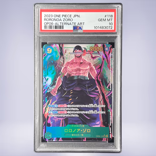 2023 ONE PIECE ロロノア・ゾロ #118 PSA 10