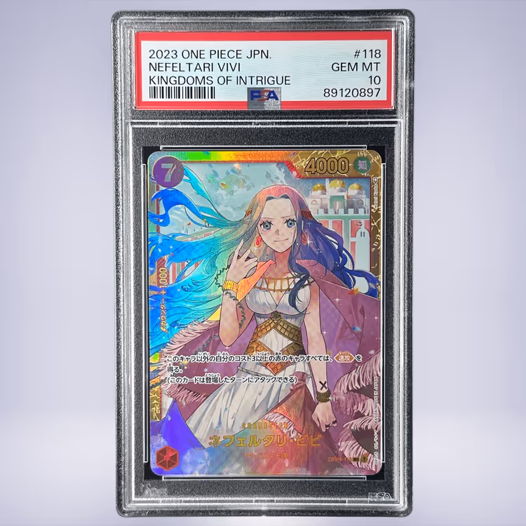 2023 ONE PIECE ネフェルタリ・ビビ #118 PSA 10
