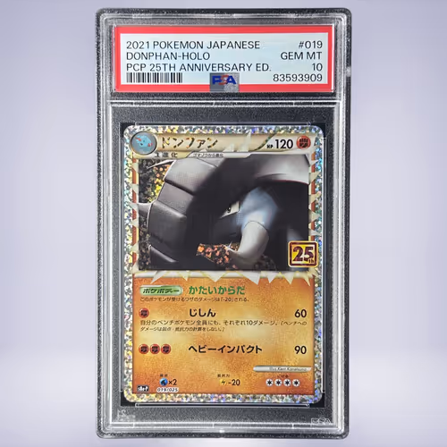 2021 Pokémon ドンファン #019 PSA 10