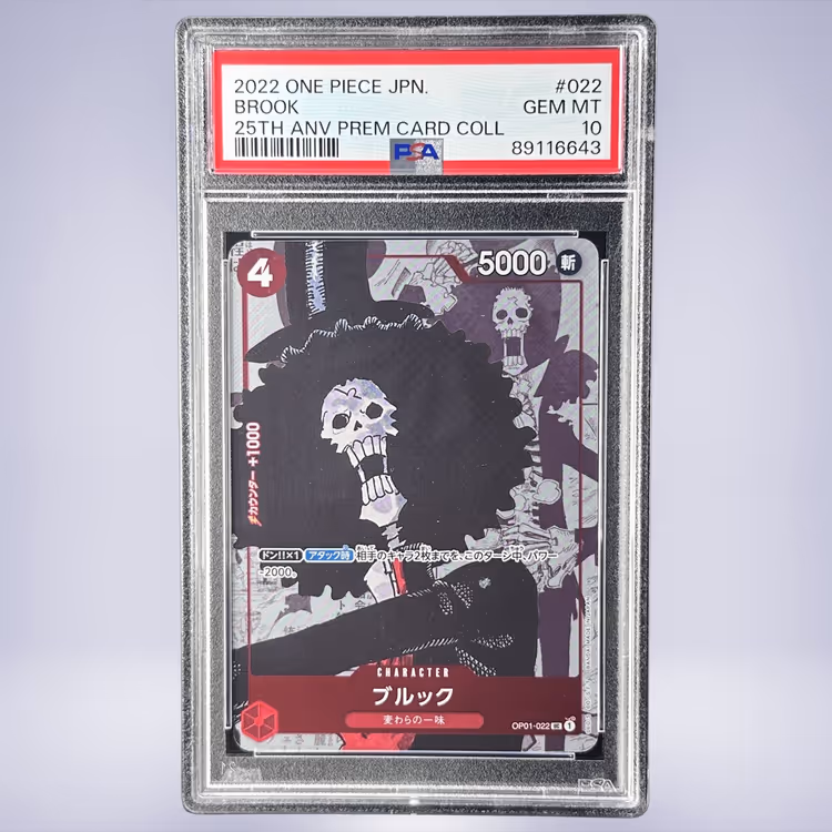 2022 ONE PIECE ブルック #022 PSA 10