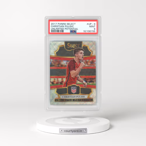 2017 Panini Select #UP-9 Christian Pulisic - Unlimited Potential (PSA 9 MINT)