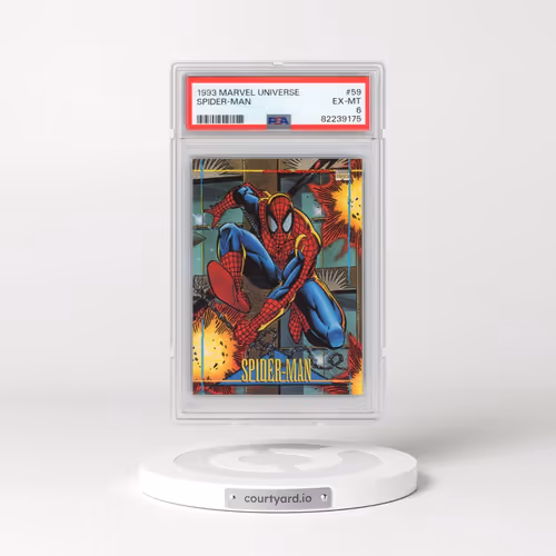 1993 Marvel Universe #59 Spider-Man (PSA 6 EX-MT)