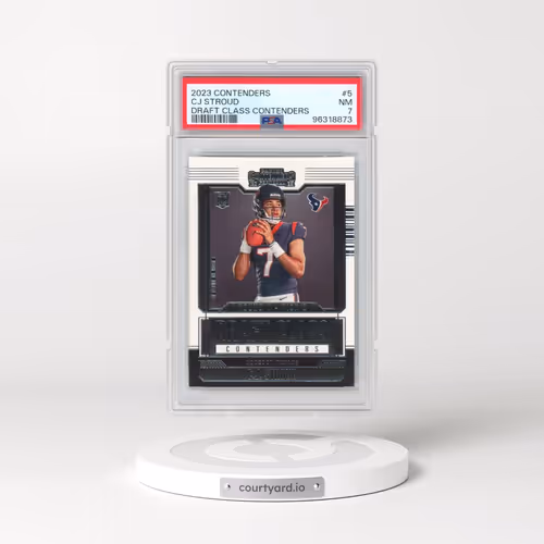 2023 Panini Contenders Draft Class Contenders #5 CJ Stroud (PSA 7 NM)