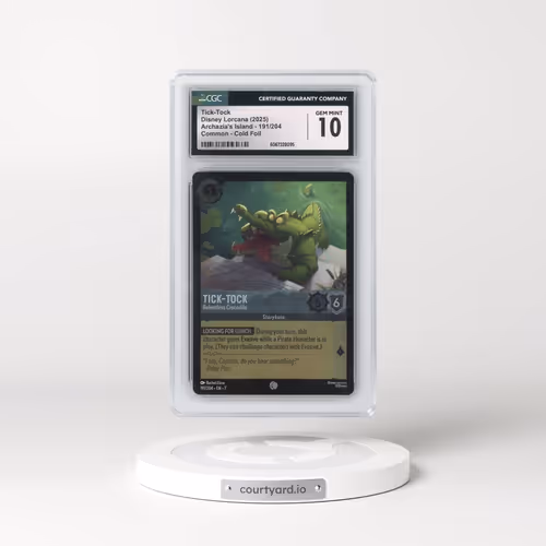 2025 Archazia's Island - English #191/204 Tick-Tock - Cold Foil (CGC 10 GEM MINT)