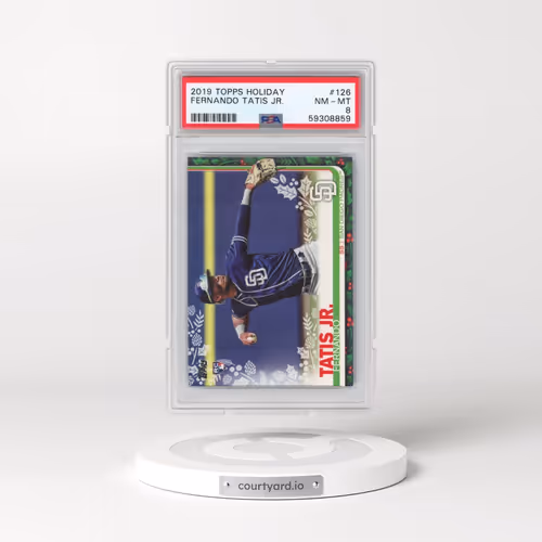 2019 Topps Holiday #126 Fernando Tatis Jr. (PSA 8 NM-MT)
