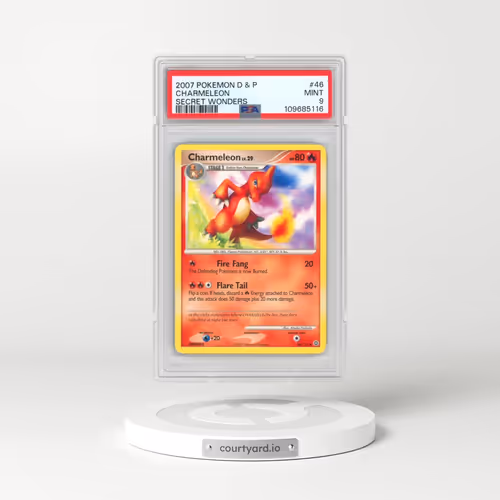 2007 Pokémon Diamond & Pearl Secret Wonders #46 Charmeleon (PSA 9 MINT)