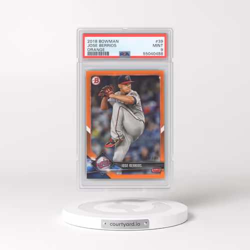 2018 Bowman #39 Jose Berrios (PSA 9 MINT)