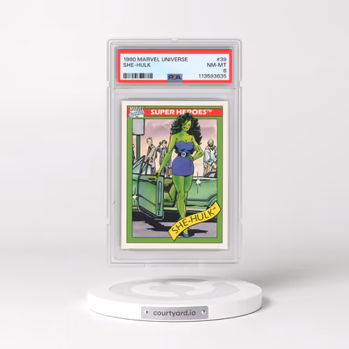 1990 Marvel Universe #39 She-Hulk (PSA 8 NM-MT)