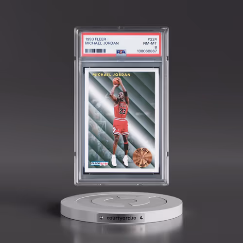 1993 Fleer #224 Michael Jordan (PSA 8 NM-MT)