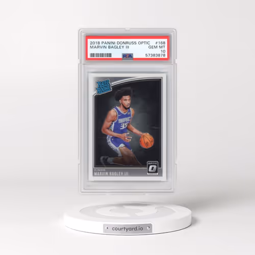 2018 Panini Donruss Optic #168 Marvin Bagley III (PSA 10 GEM MINT)
