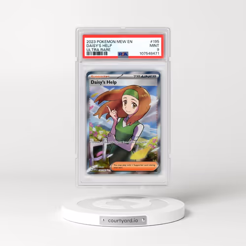 2023 Pokémon Mew EN-151 #195 Daisy's Help - Ultra Rare (PSA 9 MINT)