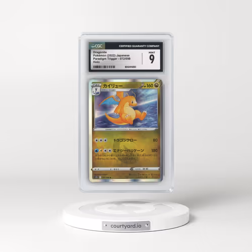 2022 Paradigm Trigger #072/098 Dragonite - Holo (CGC 9 MINT)