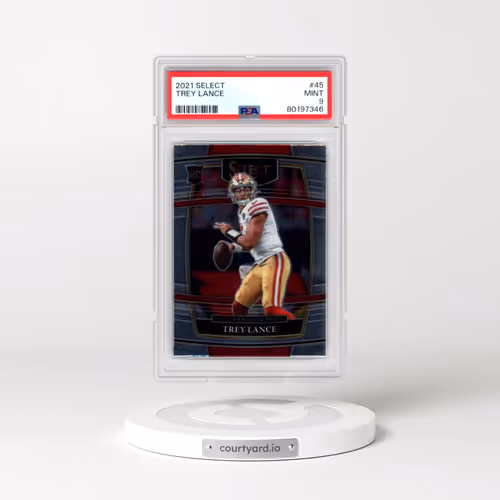 2021 Panini Select #45 Trey Lance (PSA 9 MINT)