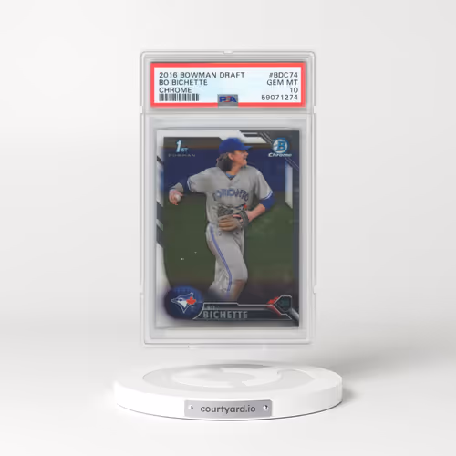 2016 Bowman Draft #BDC74 Bo Bichette - Chrome (PSA 10 GEM MINT)