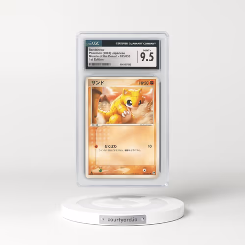 2003 Miracle of the Desert #033/053 Sandshrew - 1st Edition (CGC 9.5 MINT+)