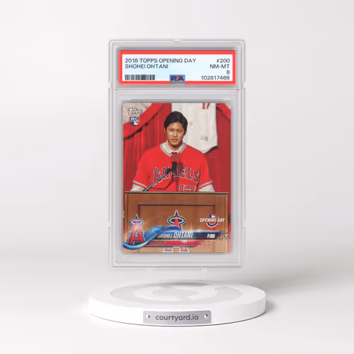 2018 Topps Opening Day #200 Shohei Ohtani (PSA 8 NM-MT)