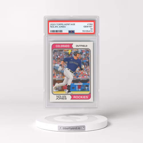 2023 Topps Heritage #164 Nolan Jones (PSA 10 GEM MINT)