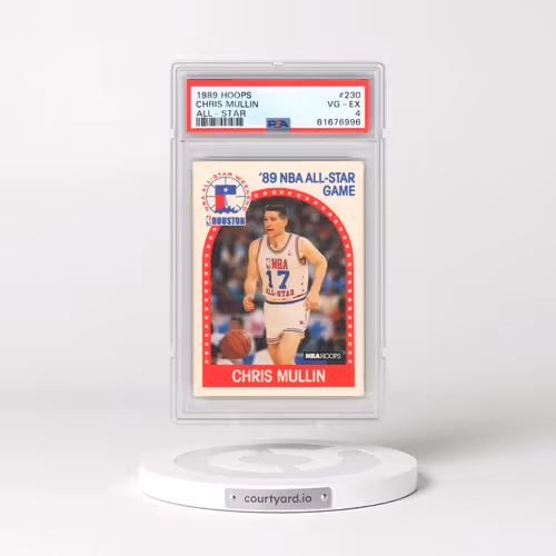 1989 Hoops #230 Chris Mullin - All-Star (PSA 4 VG-EX)