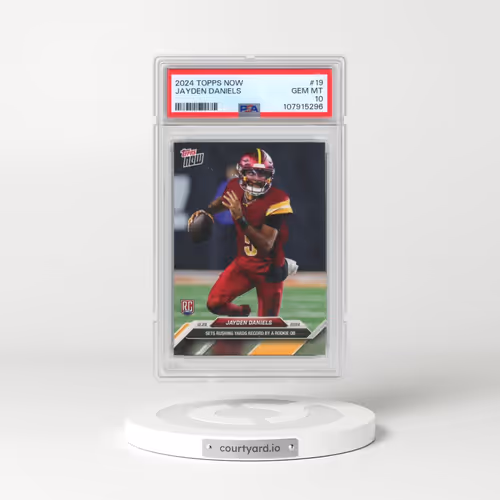 2024 Topps Now #19 Jayden Daniels (PSA 10 GEM MINT)