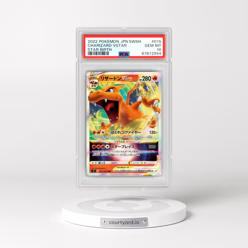 2022 Pokémon Sword & Shield Star Birth #015 Charizard Vstar (PSA 10 GEM MINT)