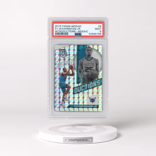 2019 Panini Mosaic Introductions #8 PJ Washington Jr. - Mosaic (PSA 9 MINT)