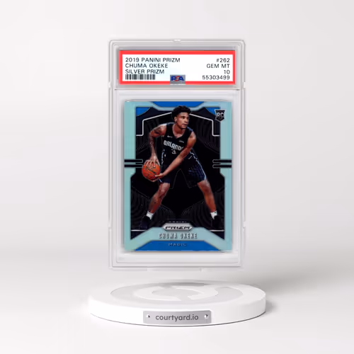 2019 Panini Prizm #262 Chuma Okeke - Silver Prizm (PSA 10 GEM MINT)