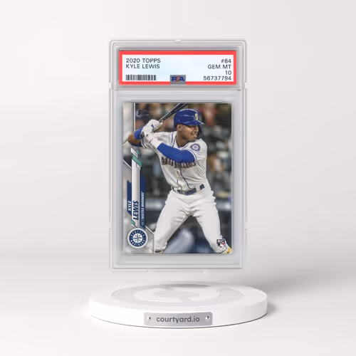2020 Topps #64 Kyle Lewis (PSA 10 GEM MINT)