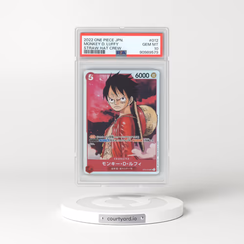 2022 One Piece Japanese Starter Deck-Straw Hat Crew #012 Monkey D. Luffy (PSA 10 GEM MINT)