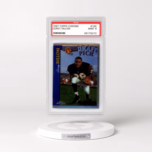 1997 Topps Chrome #155 Corey Dillon (PSA 9 MINT)