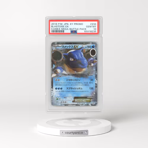 2016 Pokémon XY Promo #234 Blastoise EX - Holo Kamex Mega Battle Pack (PSA 10 GEM MINT)