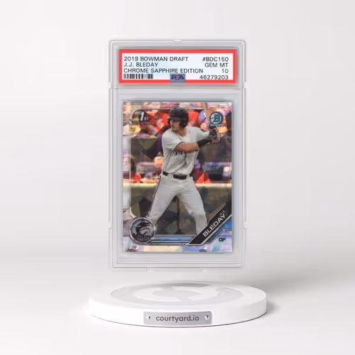 2019 Bowman Draft Chrome Sapphire Edition #BDC150 J.J. Bleday (PSA 10 GEM MINT)
