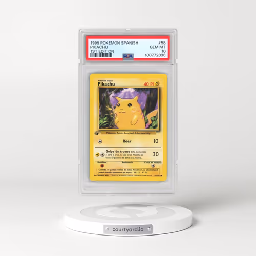 1999 Pokémon #58 Pikachu - 1st Edition (PSA 10 GEM MINT)