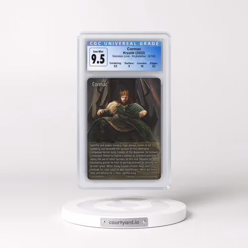 2022 Kryptik Genesis Lore - Kicks - #6/100 Cormac (CGC 10 GEM MINT)