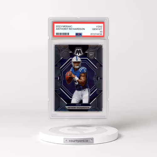 2023 Panini Mosaic #282 Anthony Richardson (PSA 10 GEM MINT)