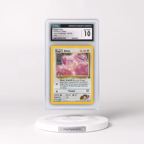 2000 Gym Challenge #10/132 Koga's Ditto - Holo (CGC 10 GEM MINT)