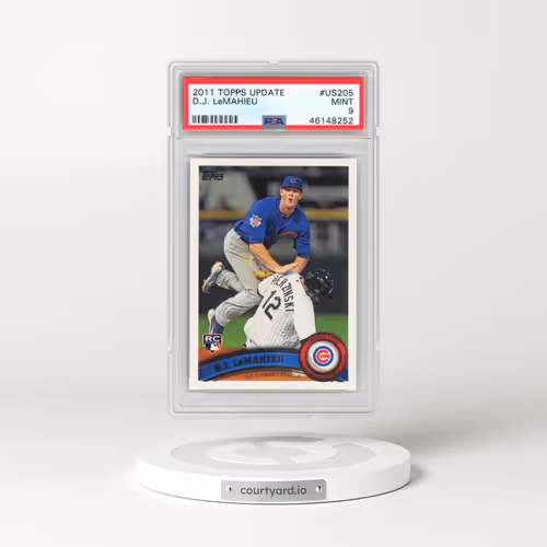 2011 Topps Update #US205 D.J. LeMahieu (PSA 9 MINT)