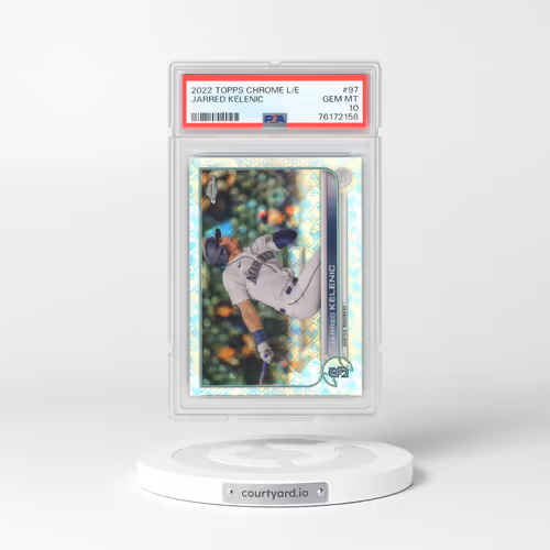 2022 Topps Chrome Logofractor Edition #97 Jarred Kelenic (PSA 10 GEM MINT)