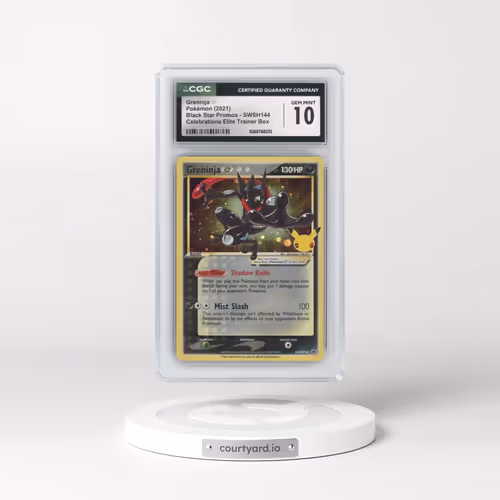 2017 Black Star Promos - Sword & Shield #SWSH144 Greninja â - Celebrations Elite Trainer Box (Cosmos