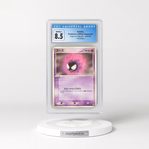 2004 Flight of Legends #046/082 Gastly - 1st Edition (CGC 8.5 NM-MT+)