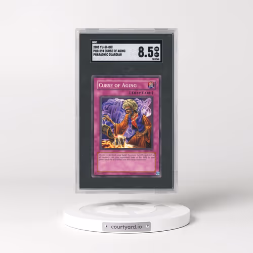 2003 Yu-Gi-Oh! Pharaonic Guardian #PGD-094 Curse Of Aging (SGC 8.5 NM-MT+)