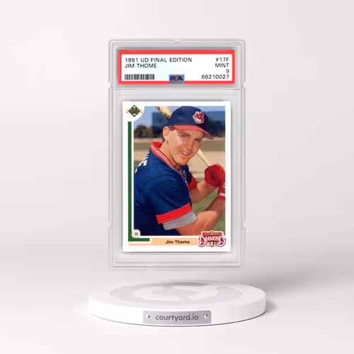 1991 Upper Deck Final Edition #17F Jim Thome (PSA 9 MINT)
