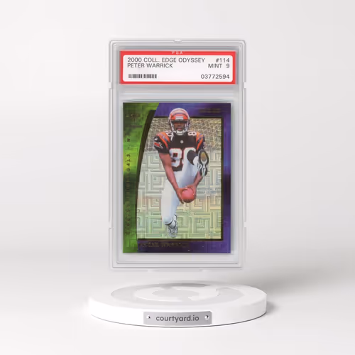 2000 Collector's Edge Odyssey #114 Peter Warrick (PSA 9 MINT)