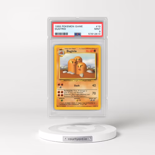 1999 Pokémon Game #19 Dugtrio (PSA 9 MINT)