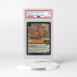 2024 Disney Lorcana EN 3-Into the Inklands #223 Piglet - Pooh Pirate Captain - Illumineer's Quest Deep Trouble (PSA 7 NM)