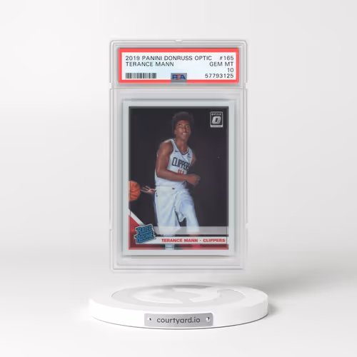 2019 Panini Donruss Optic #165 Terance Mann (PSA 10 GEM MINT)