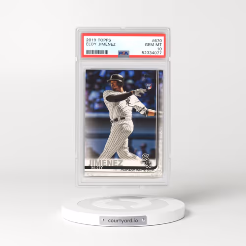 2019 Topps #670 Eloy Jimenez (PSA 10 GEM MINT)