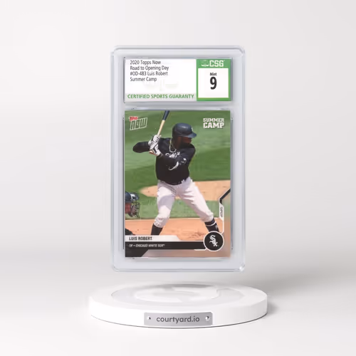 2020 Topps Now #OD-483 Luis Robert - Summer Camp (CSG 9 MINT)